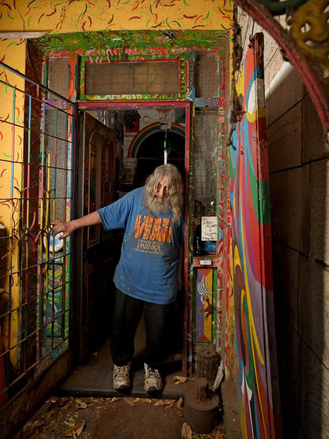 Royce Wells is facing eviction from his home. Picture: Naomi Jellicoe