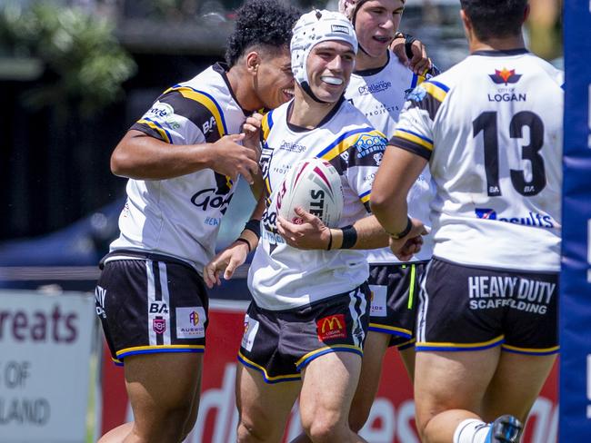 Auswide Bank Mal Meninga Cup, Magpies vs WM Seagulls at Davies Park, Brisbane.  Magpies #6 Jye Gray .  Picture: Jerad Williams