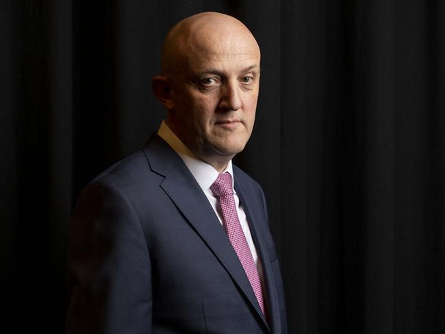 Mike Burgess, Director-General of Security of Australian Security Intelligence Organisation at the ASIO headquarters in Canberra. Picture: Sean Davey.