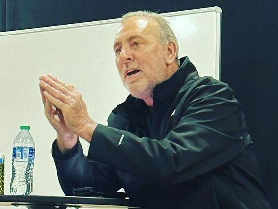 Brian Houston at a Church Unleashed event in Long Island, New York this week. Picture: Instagram