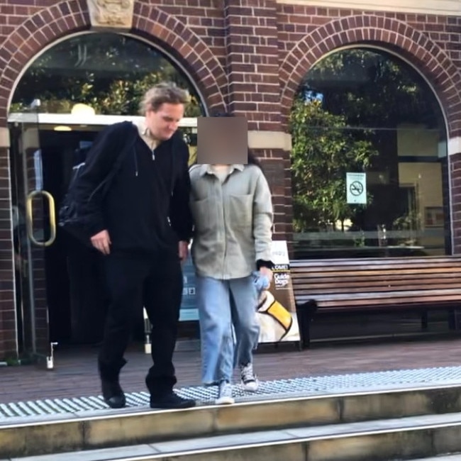 Nathan Christopher Plain, 31, of Mona Vale, outside Manly Local Court. Picture: Manly Daily