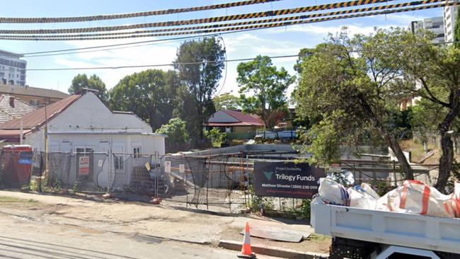 A photo of the building site, taken in March last year. Photo: Google Maps.