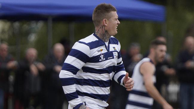 Dayne Beams playing for Pearcedale last year. Picture: Valeriu Campan