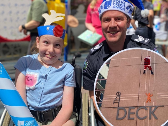 SA Police joins forces with staff and volunteers at the Women’s and Children’s hospital to host a special Christmas party for the kids on Thursday morning.