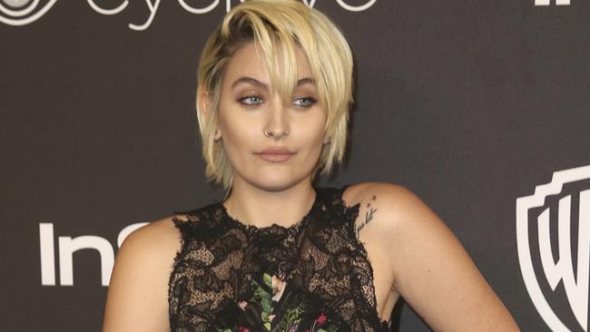 Paris Jackson arrives at the 2017 InStyle Golden Globes afterparty in LA.