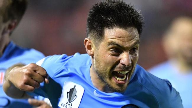 Bruno Fornaroli will sit out the rest of the A-League season with Melbourne City. Picture: AAP