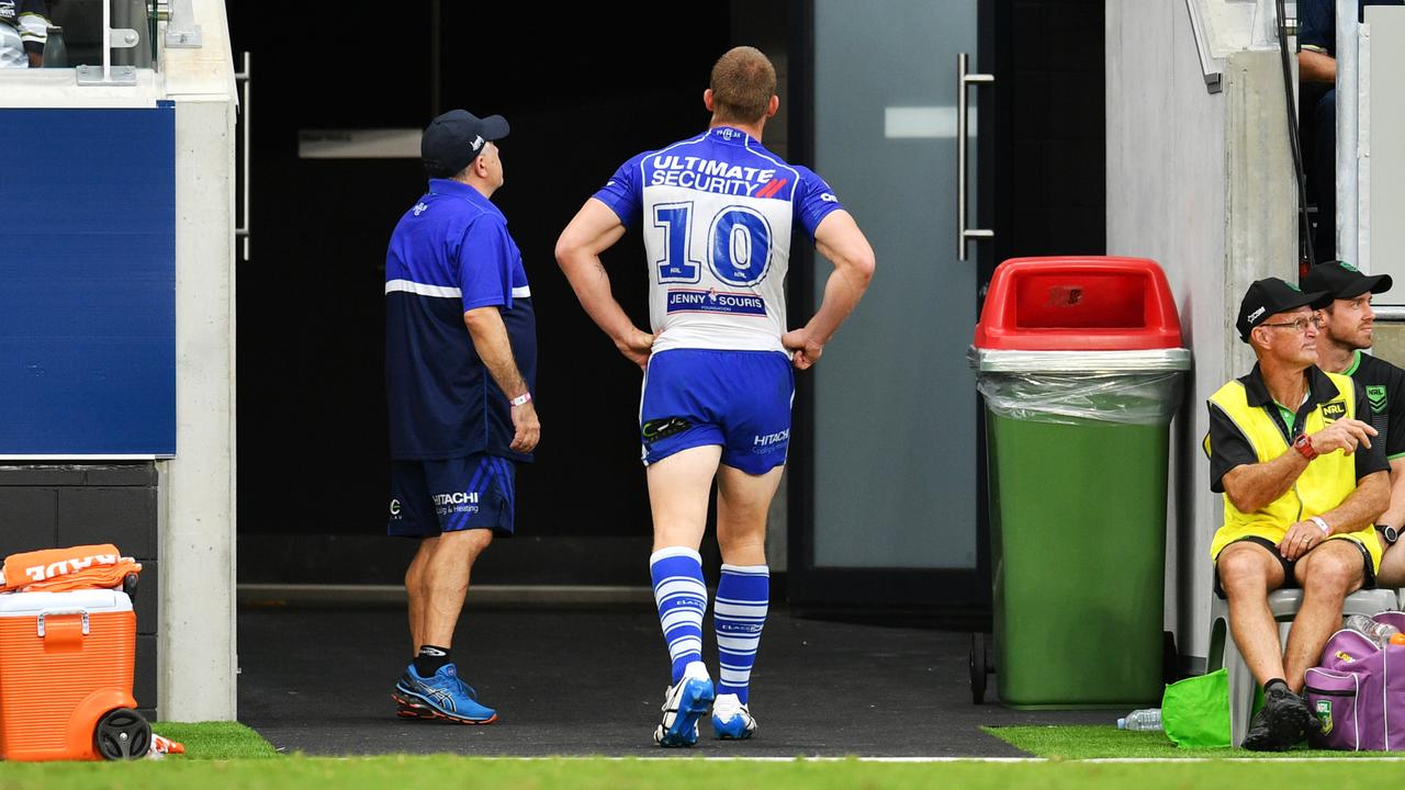 Hetherington after getting his marching orders. Picture: Alix Sweeney