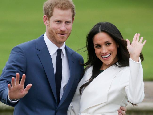 Prince Harry and Meghan Markle. Picture: AFP