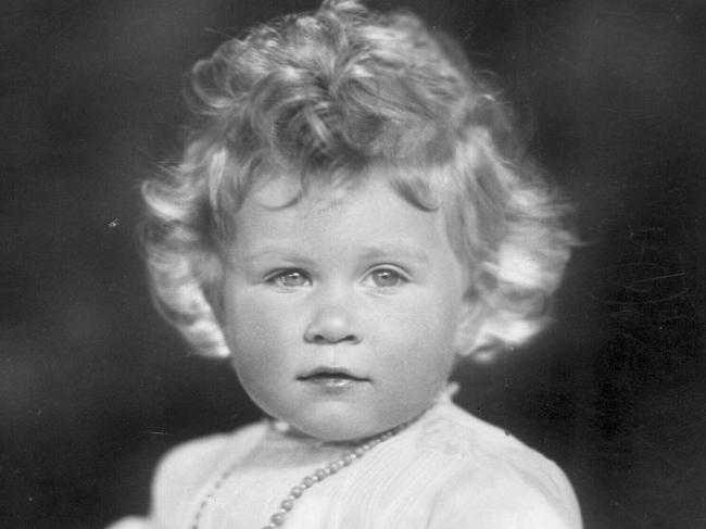 Queen Elizabeth II as a child. 