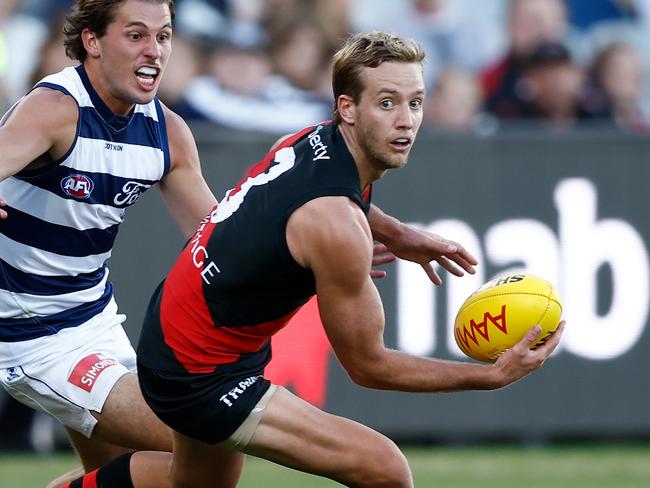 Darcy Parish is being given every chance to line up against Hawthorn in Round 1. Picture: Michael Willson/AFL Photos via Getty Images.