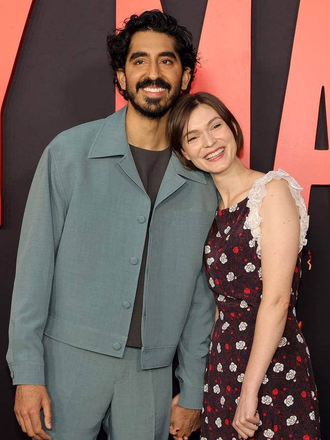 Dev Patel and Tilda Cobham-Hervey attend the Los Angeles premiere of Universal Pictures' Monkey Man in April. Picture: Kevin Winter/Getty Images