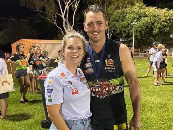 Katherine Camels premiership captain Andrew Symes will become the club's first player to crack the 150 game milestone.