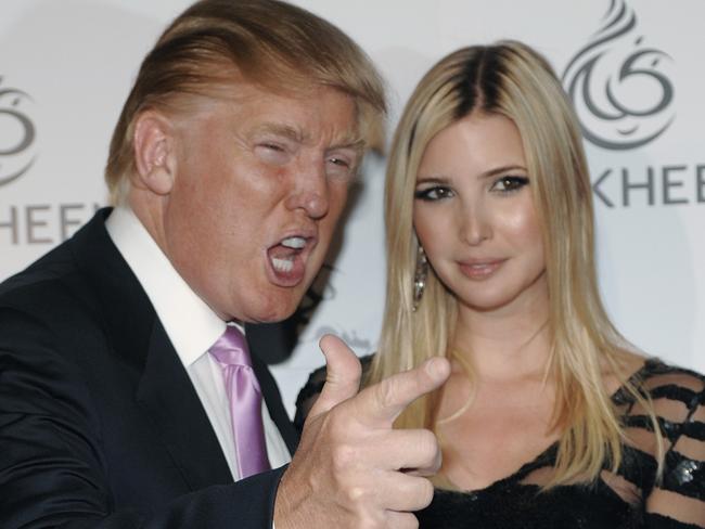 Proud father: Donald Trump with his daughter in 2008.