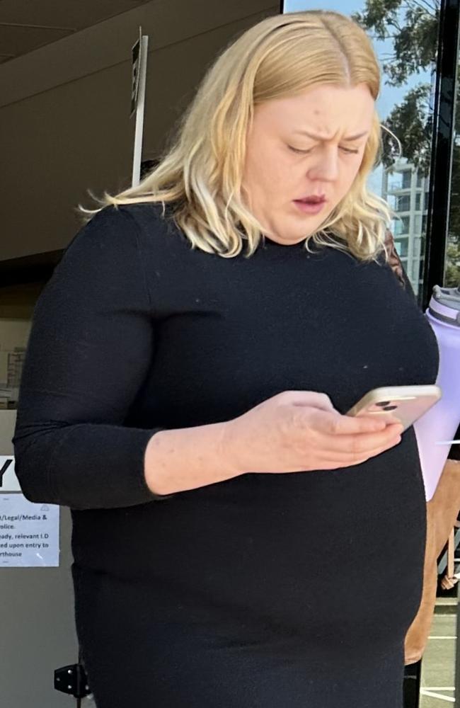 Zoe Anne Louise Douglass leaving Maroochydore Magistrates Court on October 4, 2024. Picture: Sam Turner