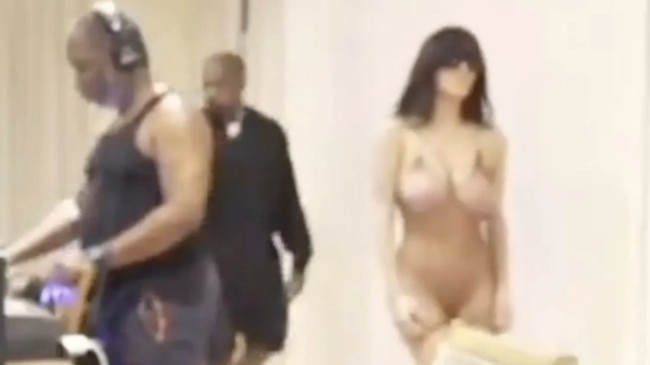 Nude or not? Bianca appeared to be wearing one of her signature see-through, barely-there outfits.