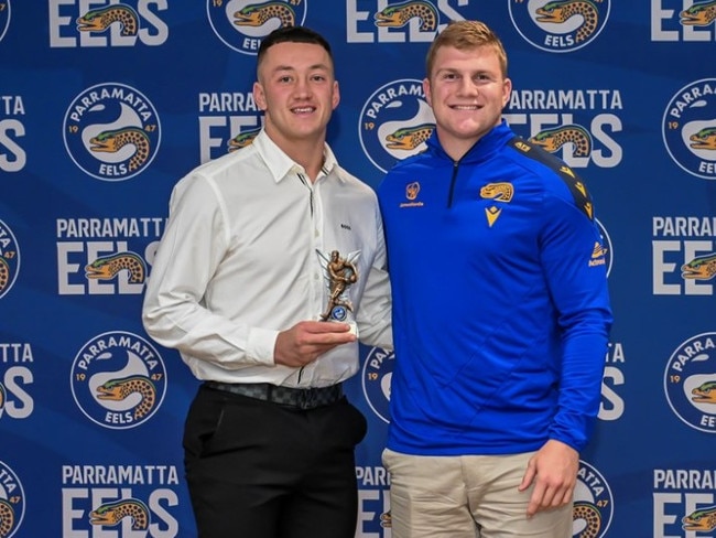 Lachlan Coinakis was among the award winner at Parramatta's presentation evening. Picture: Contributed