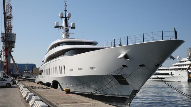 James Packer’s $280 million Benetti gigayacht IJE. Picture: Ella Pellegrini