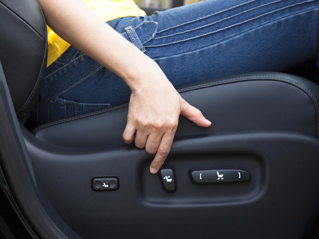 Car seat outlet with recline position