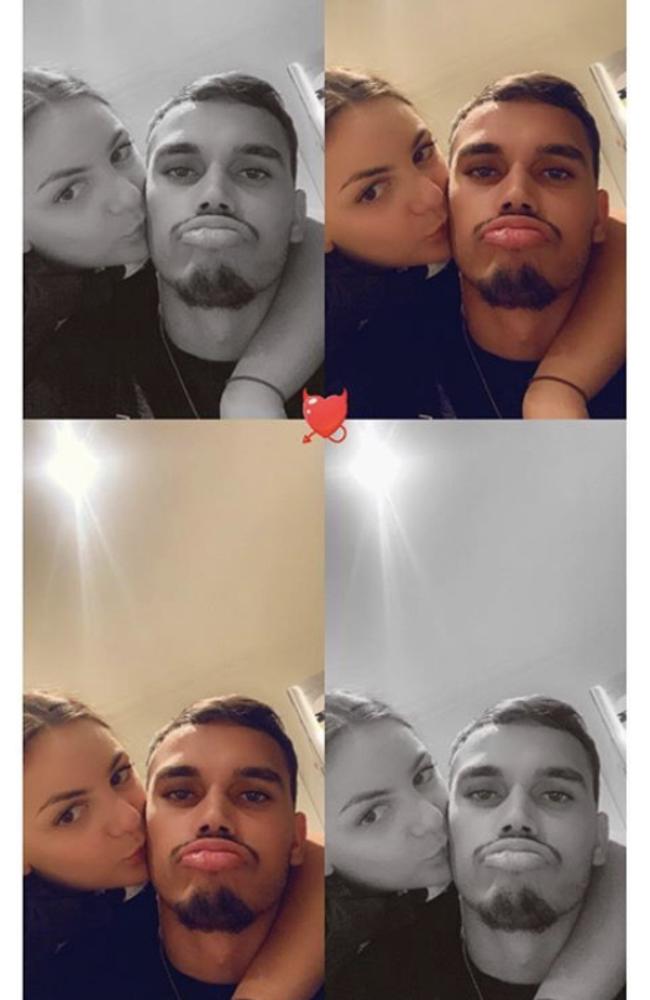 Sydney Stack and Monique Conti have gone public with their romance. Picture: Stack's Instagram