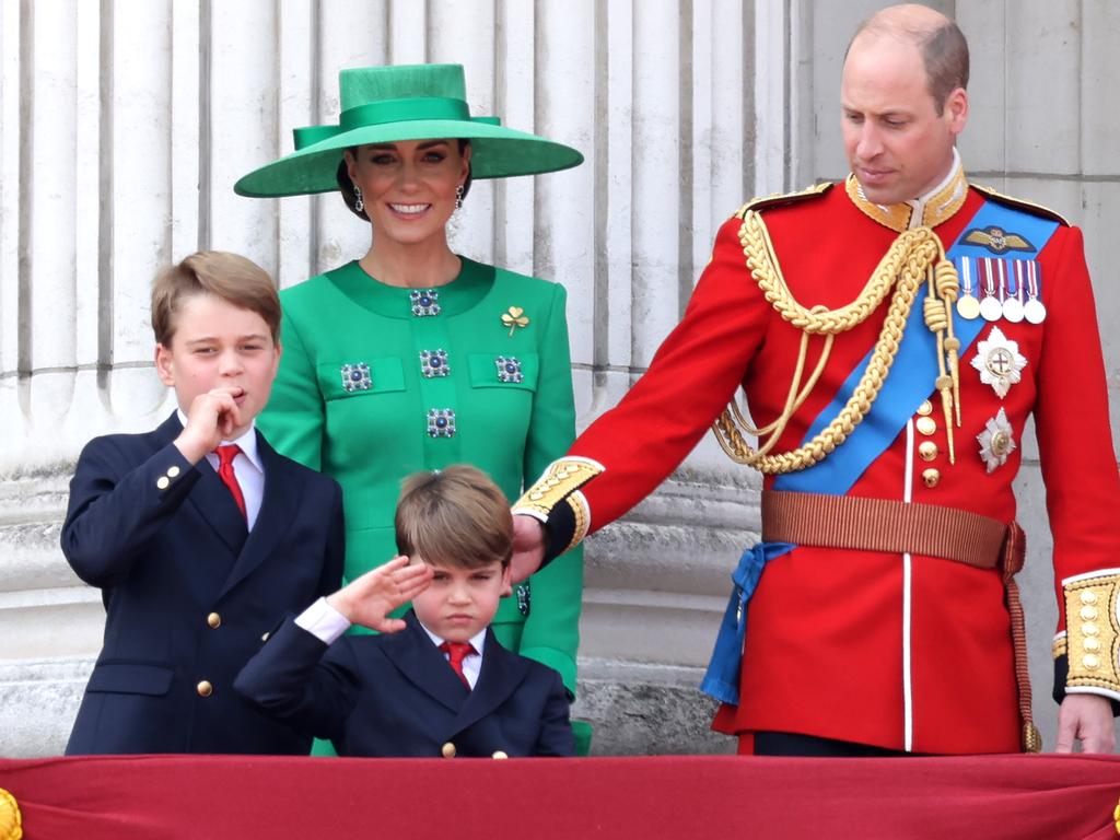 Louis was seen saluting the crowd. Picture: Chris Jackson/Getty Images