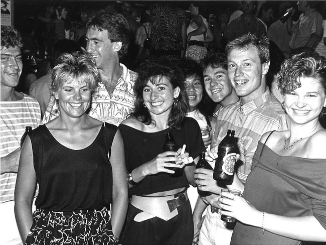 NYE celebrations at the Geelong Performing Arts Centre 1987. Picture: Phillip Stubbs