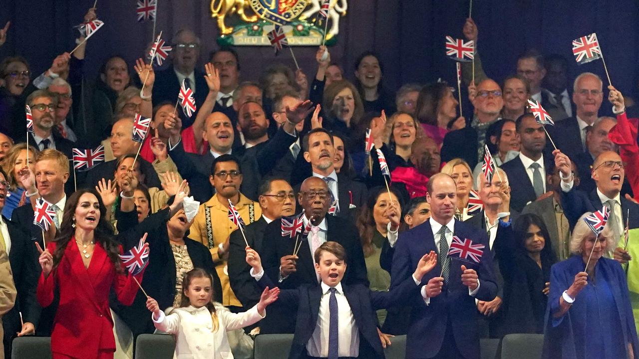 The event was attended by 20,000 members of the public from across the UK. Picture: AFP