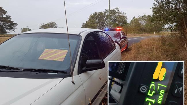 Police caught a P-Plater travelling at more than 150km/h near Cowper