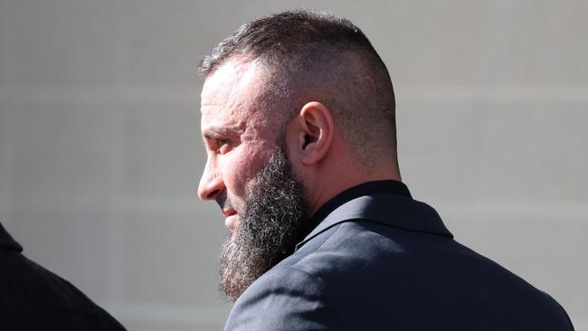 Mohamed Arnaout leaves the ACT Magistrates Court on Wednesday. Picture: Blake Foden