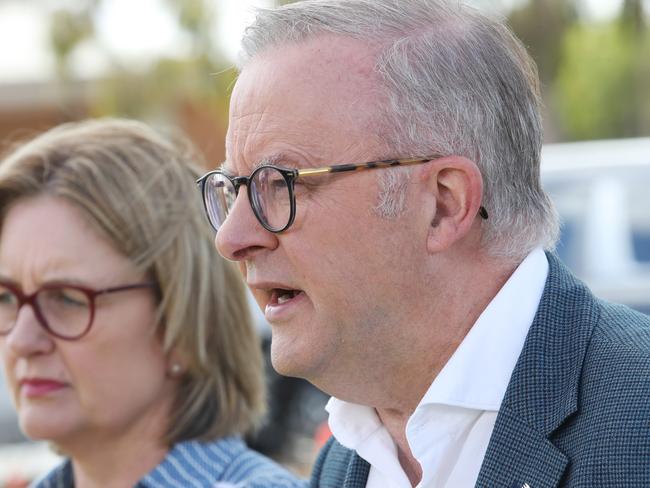 Prime Minister Anthony Albanese ‘demanded’ the social media post be removed when it came to his attention. Picture: NewsWire