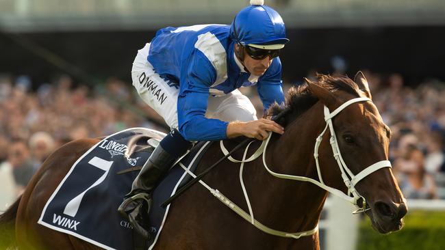 Jockey Hugh Bowman produced a cool ride on Winx in her final race. Picture: AAP