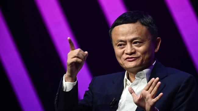 Speculation is swirling about the whereabouts of Jack Ma, who hasn’t been seen in public since he made a controversial speech in October. Picture: AFP