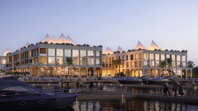 Artist's impressions of Makris Group $500 million redevelopment of Marina Mirage. Picture: Supplied by Makris Group