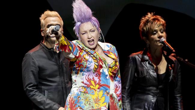 Cyndi Lauper performs at Rod Laver Arena. (Photo by Sam Tabone/WireImage)