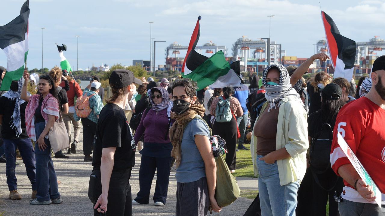 An industry insider said Victoria’s ports have been brought to their knees from the protests. Picture: Josie Hayden