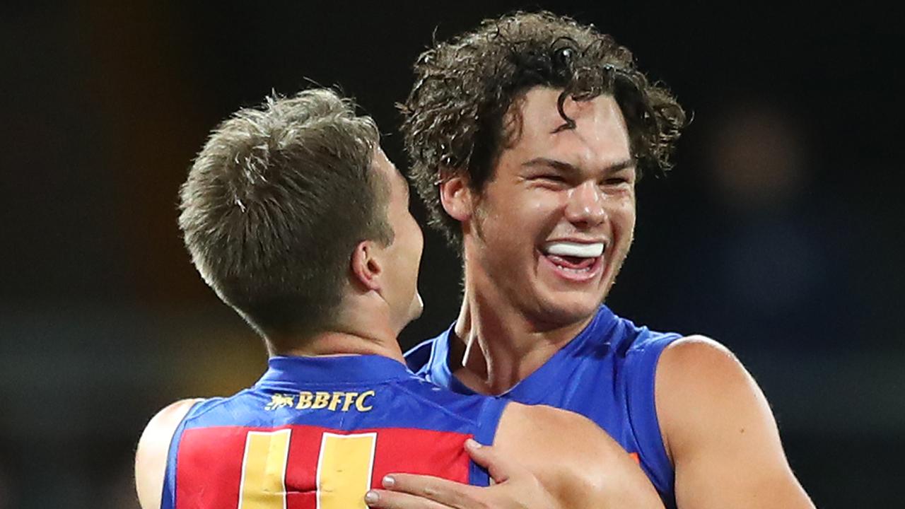 The Lions have defeated the Dees at Metricon Stadium (Photo by Chris Hyde/Getty Images).