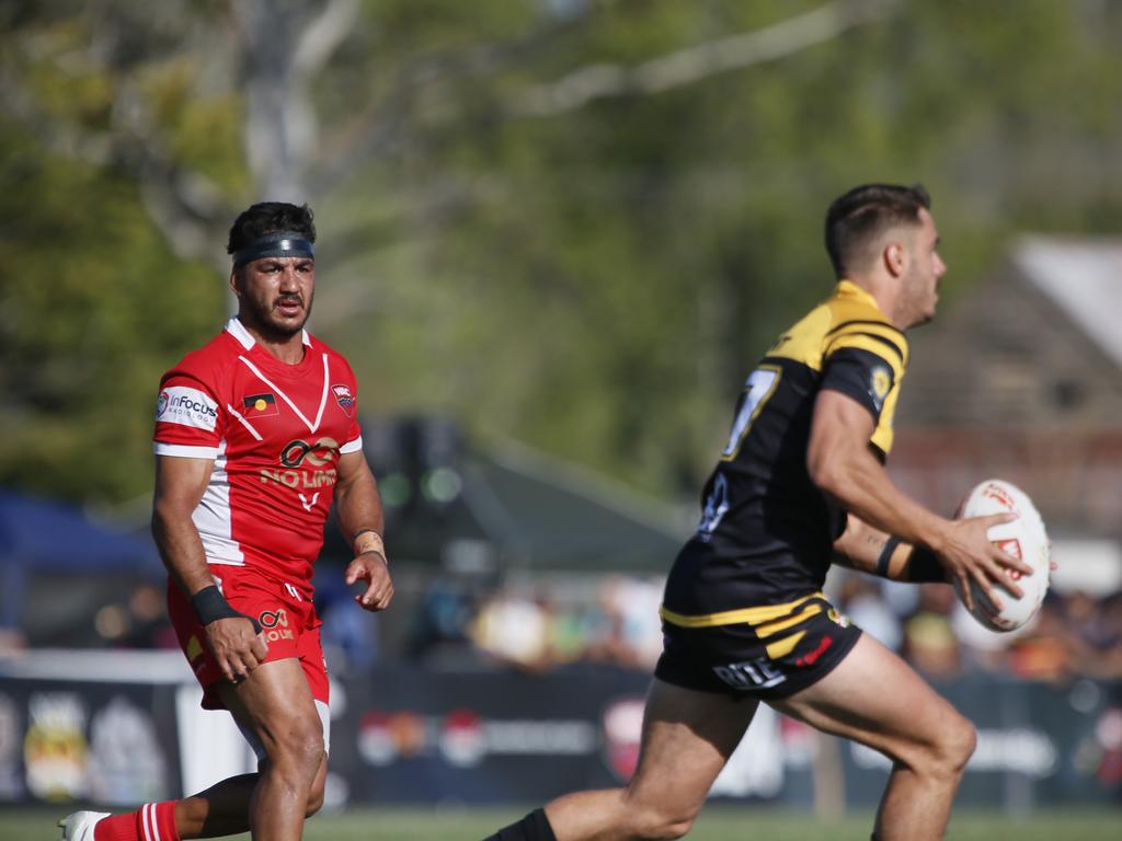 Koori Knockout Day 3 Mens opens MOREE V WAC Sunday, 6th October 2024, Location: Hereford St, Bathurst NSW 2795, Australia, Picture Warren Gannon Photography