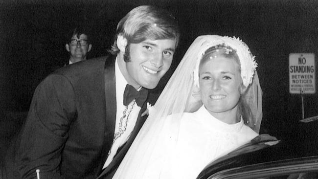 Chris and Lynnette Dawson at their wedding. Lynnette went missing in 1982. She was 34.