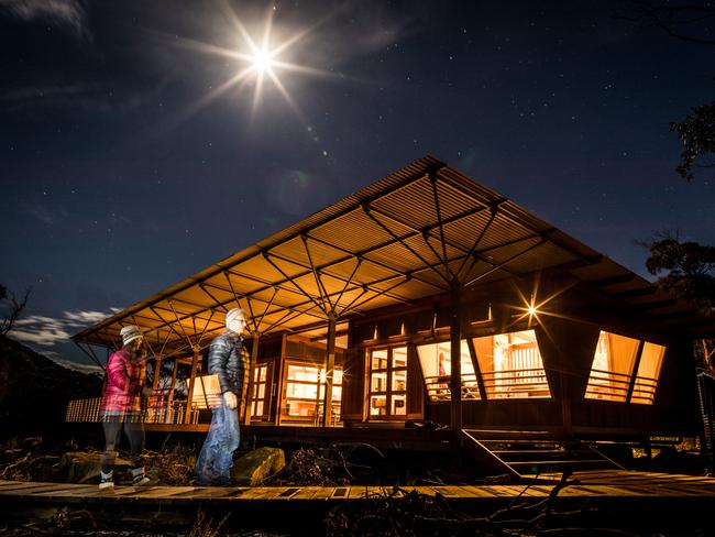 Retakunna Hut on the Three Capes Track. Picture: Natalie Mendham