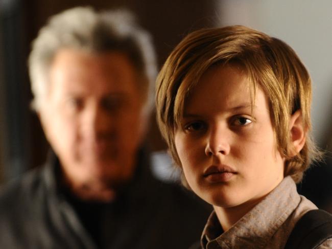 Dustin Hoffman stars as Master Carvelle and Garrett Wareing stars as Stet in BOYCHOIR Photography By Myles Aronowitz