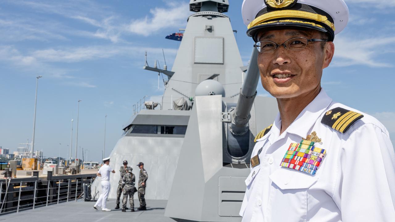 PHOTOS: Japanese ‘stealth’ warship pulls into Darwin