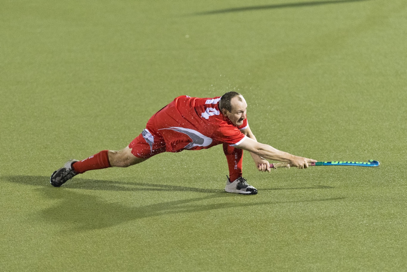 Mitchell Smith of Red Lion against Newtown in Toowoomba Hockey COVID Cup men round four at Clyde Park, Friday, July 31, 2020. Picture: Kevin Farmer