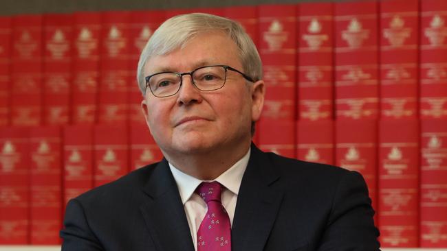 Former PM Kevin Rudd. Picture: Kym Smith