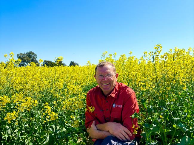 University of Sydney Northern Agriculture and Plant Breeding Institute director Professor Guy Roth said even small temperature increases can affect crops. Picture: Supplied.