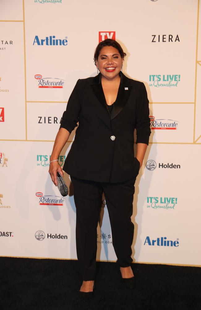 Logies Red Carpet 2018. Deborah Mailman. Picture: Nigel Hallett