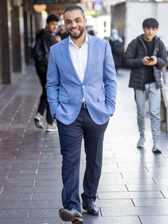 Independent Blaxland candidate Ahmed Ouf. Picture: Jeremy Piper