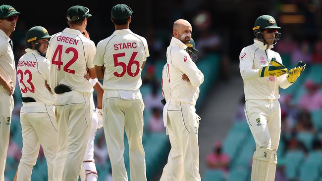 Tim Paine was not impressed with the DRS decision. Picture: Getty Images