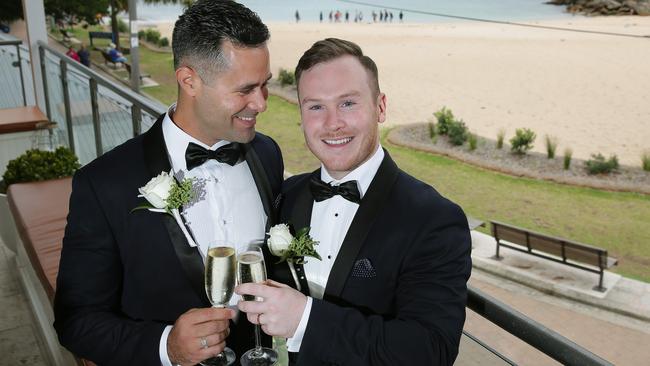 The couple wish everyone could have the same opportunity as them to marry. Picture: Adam Ward