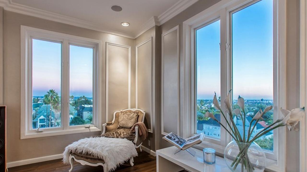 The main bedroom and sitting area.