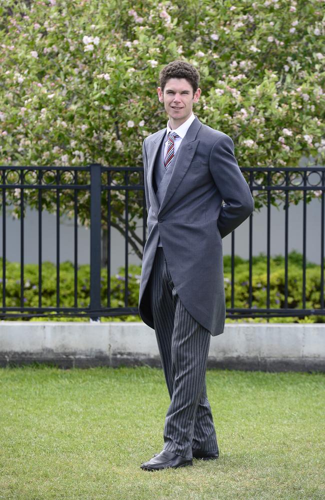 Roy Storch at Flemington Racecourse on Derby Day 2014. Picture: Stephen Harman