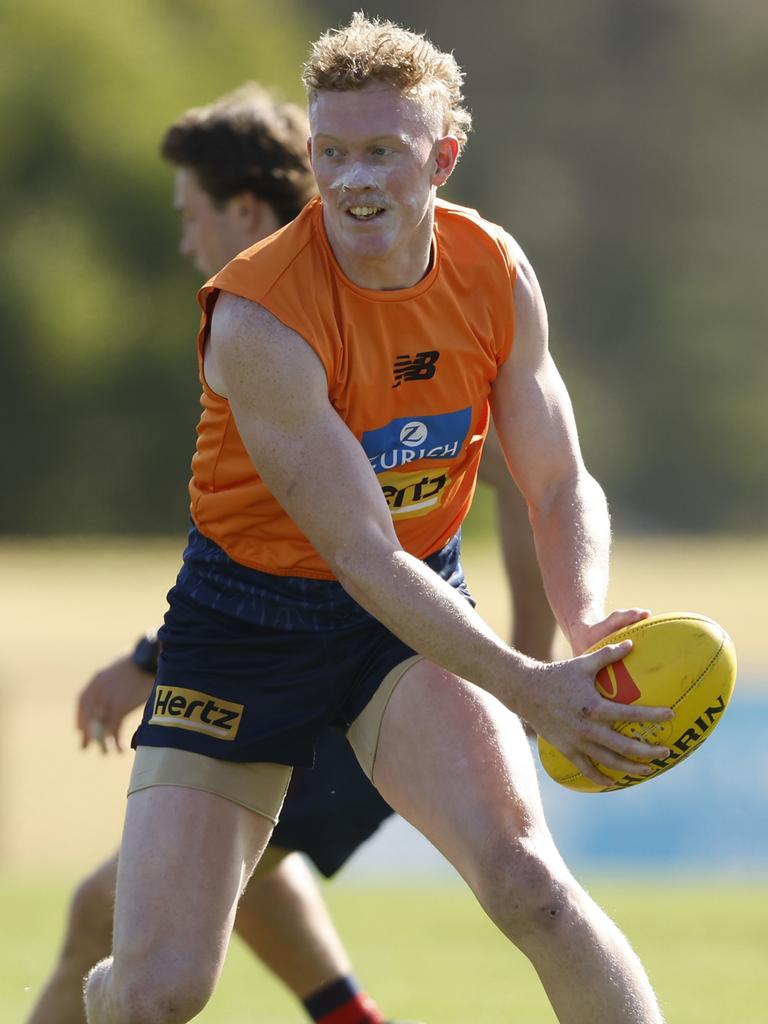 Clayton Oliver is ready to go after a turbulent off-season. Picture: Darrian Traynor/Getty Images